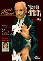 Rene Lavand's Close-Up Artistry Volume 1 DVD