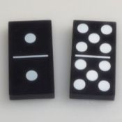 Hopping Dominoes
