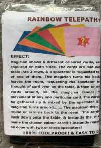 Rainbow Telepathy