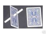 Cigarette through card