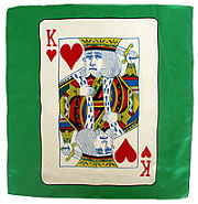 King of Hearts 18″ Card Silk.
