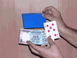 Card through Borrowed Bill